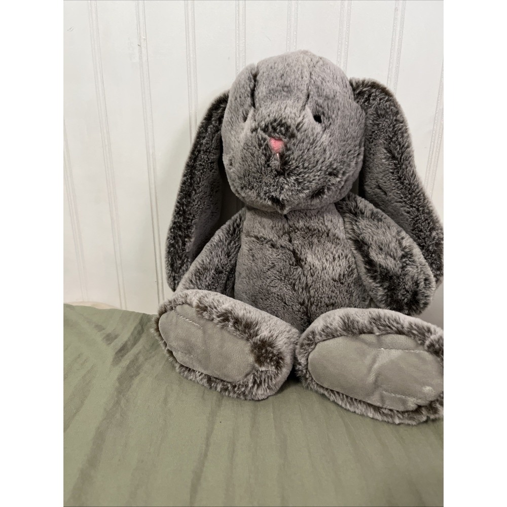 Animal Adventure Powder Grey Floppy Ear Bunny Rabbit Plush 16" SOFT 2023